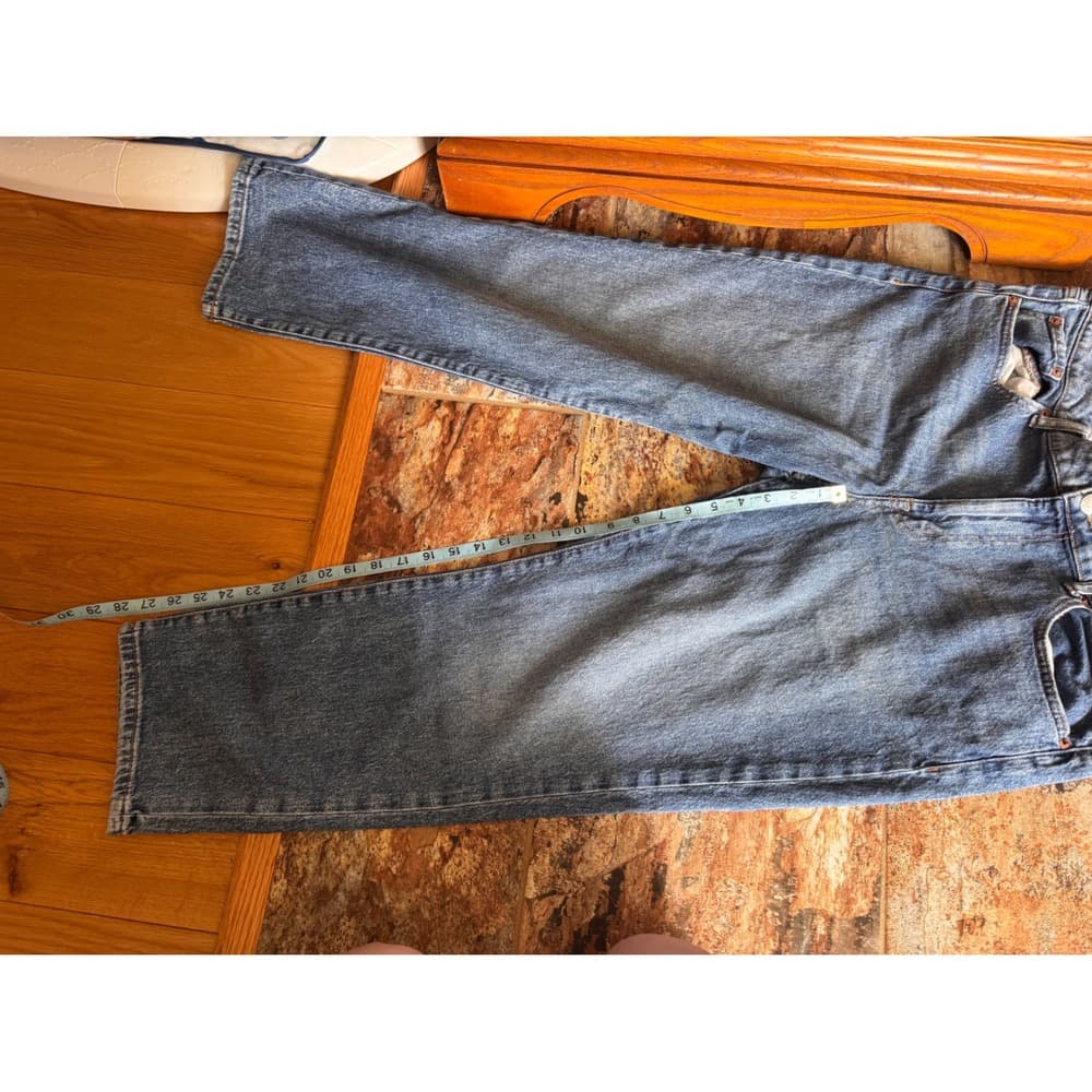 Aeropostale Womens Ankle Straight Jeans Size 18 Reg Medium Wash High Rise Denim - Thumbnail 5