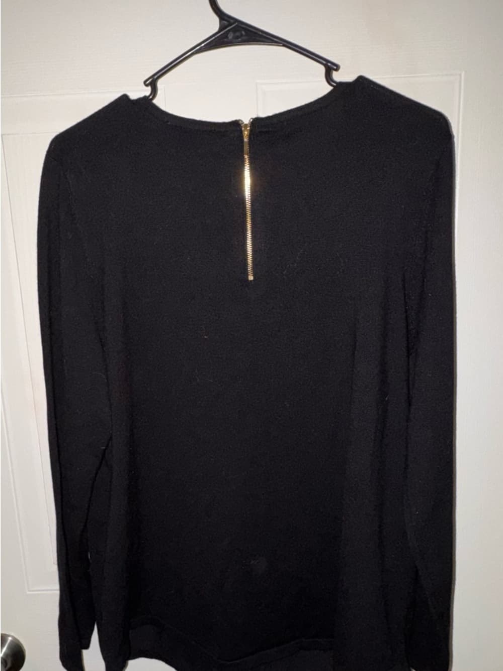 Grace Black Crew Neck Sweater
