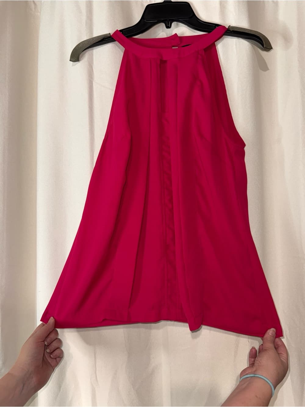 Banana Republic Red Sleeveless Blouse - Thumbnail 3