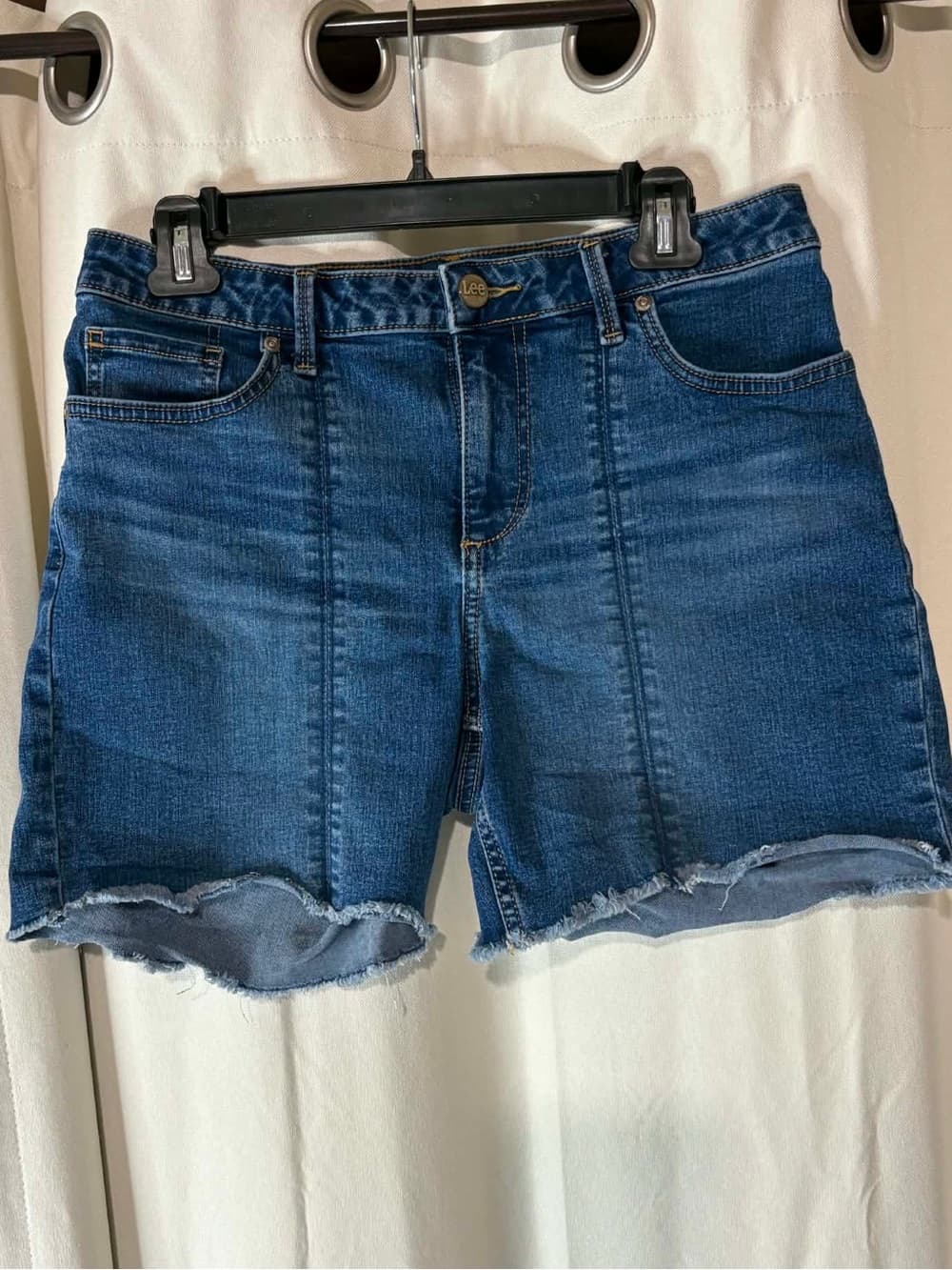 Lee Shape Illusions Slim Fit Denim Shorts - Light Blue| Casual| Shaper - Thumbnail 4