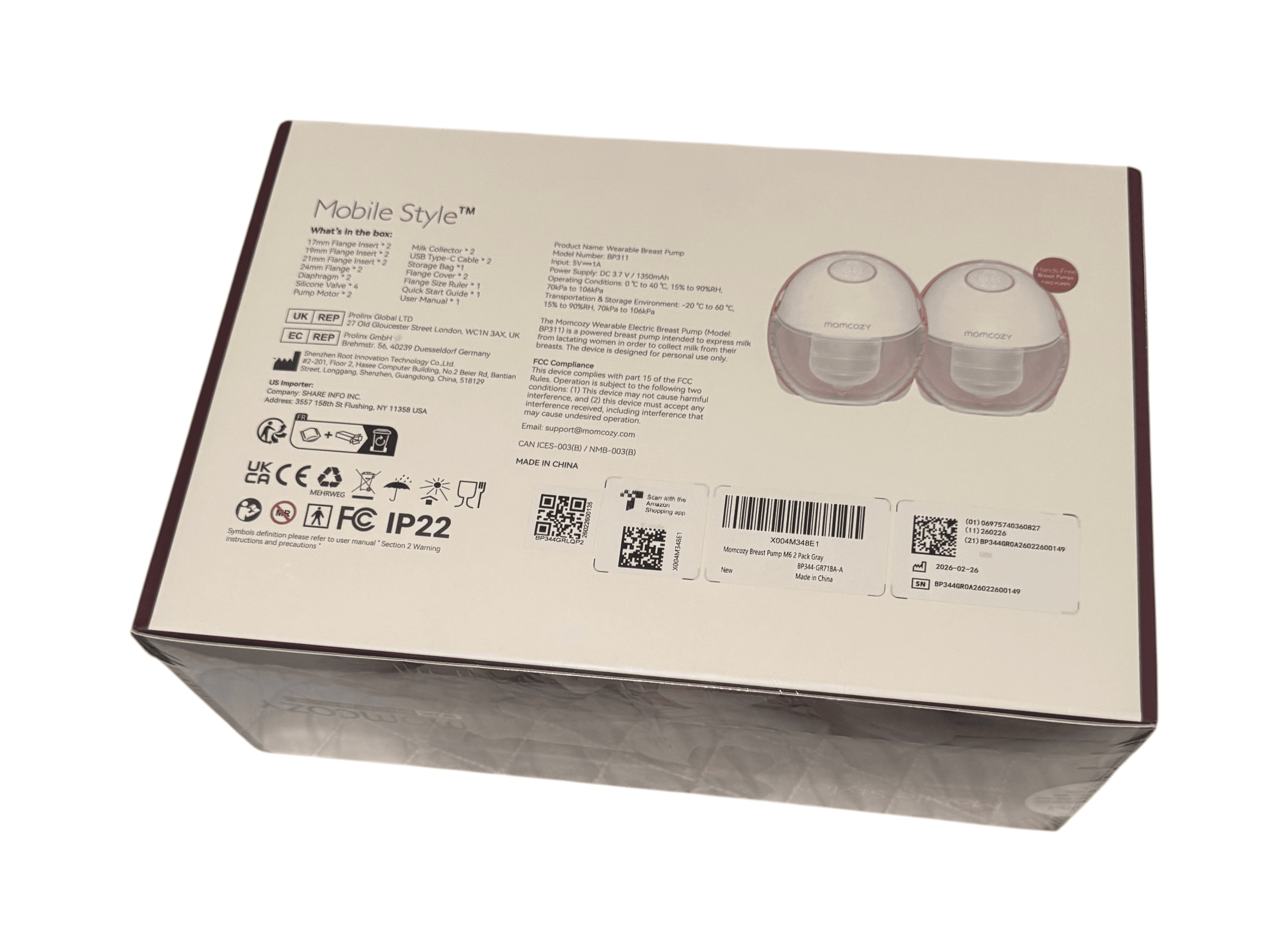 Momcozy Baby Mama Bundle M6 Breast Pump & Accessories - Thumbnail 5