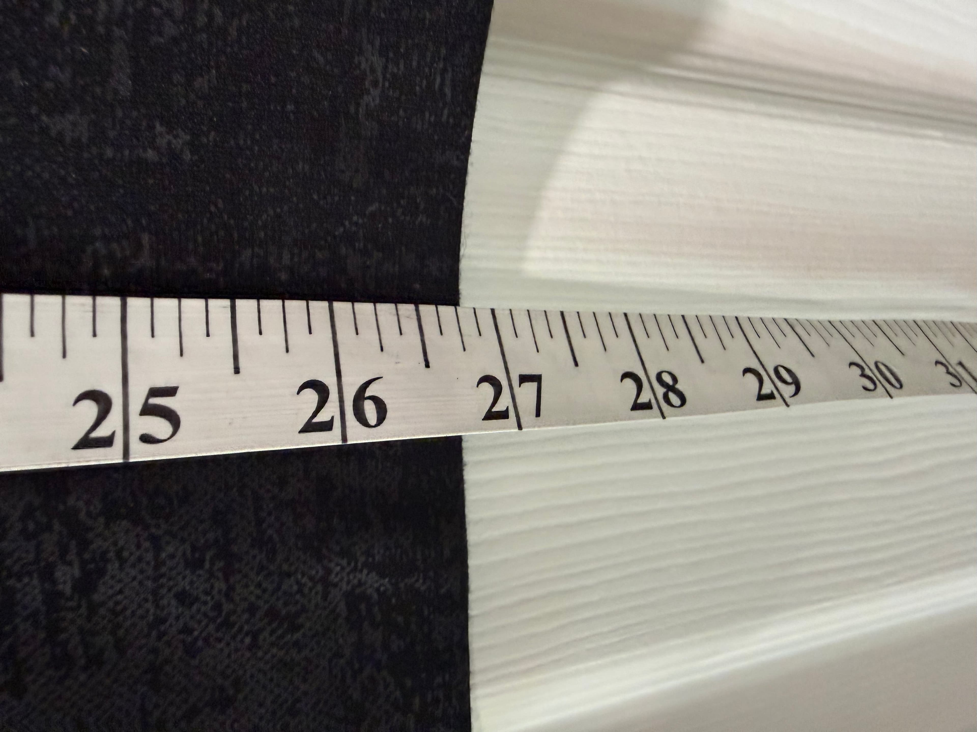 Black Textured Knee-Length Skirt - Thumbnail 2