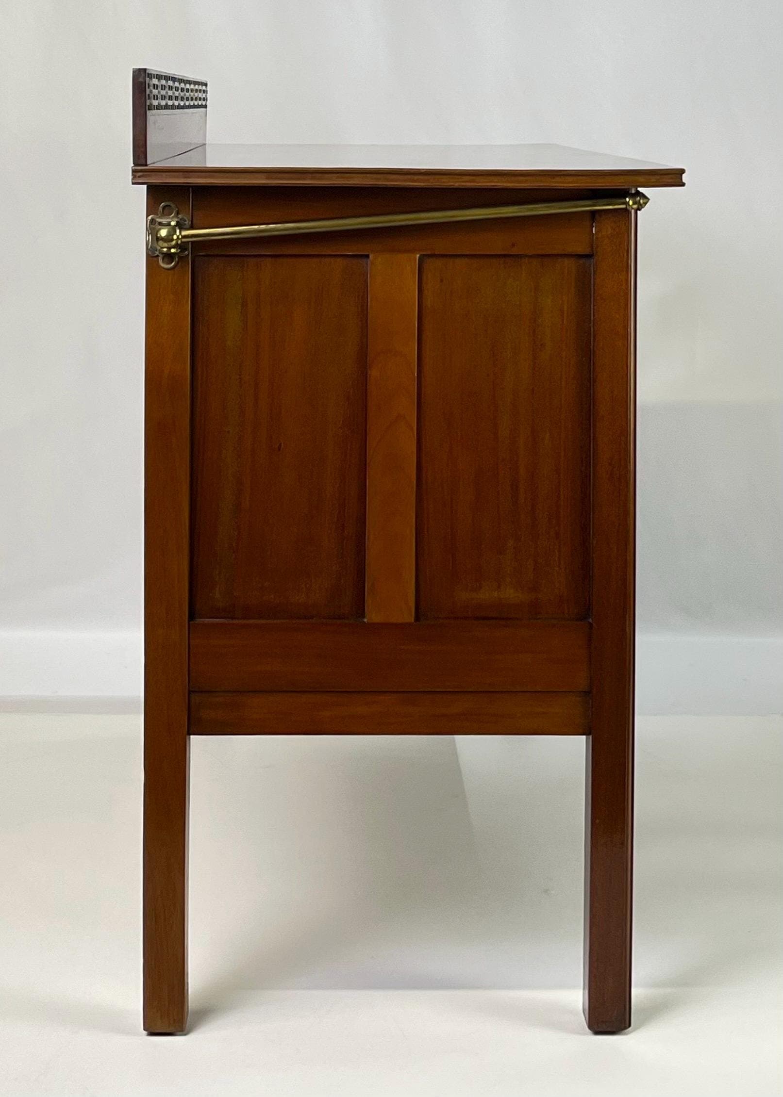 Vintage Regency Style Figured Mahogany Server or Washstand - Thumbnail 6