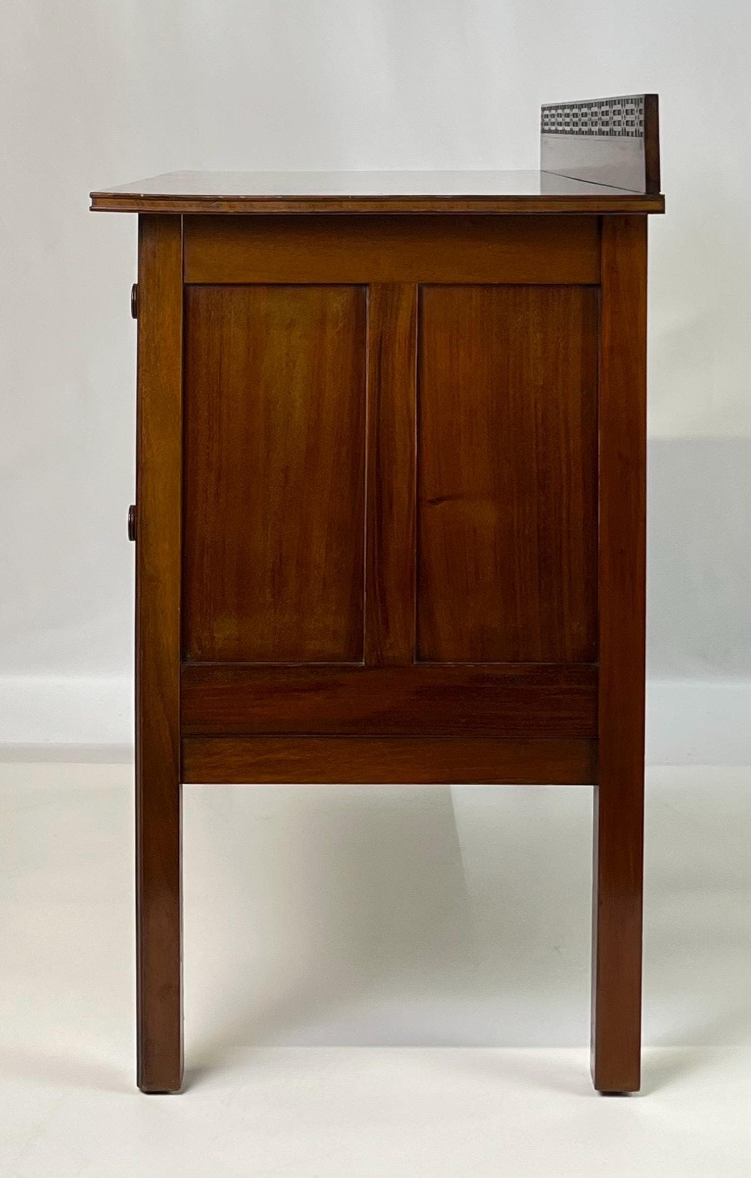 Vintage Regency Style Figured Mahogany Server or Washstand - Thumbnail 4