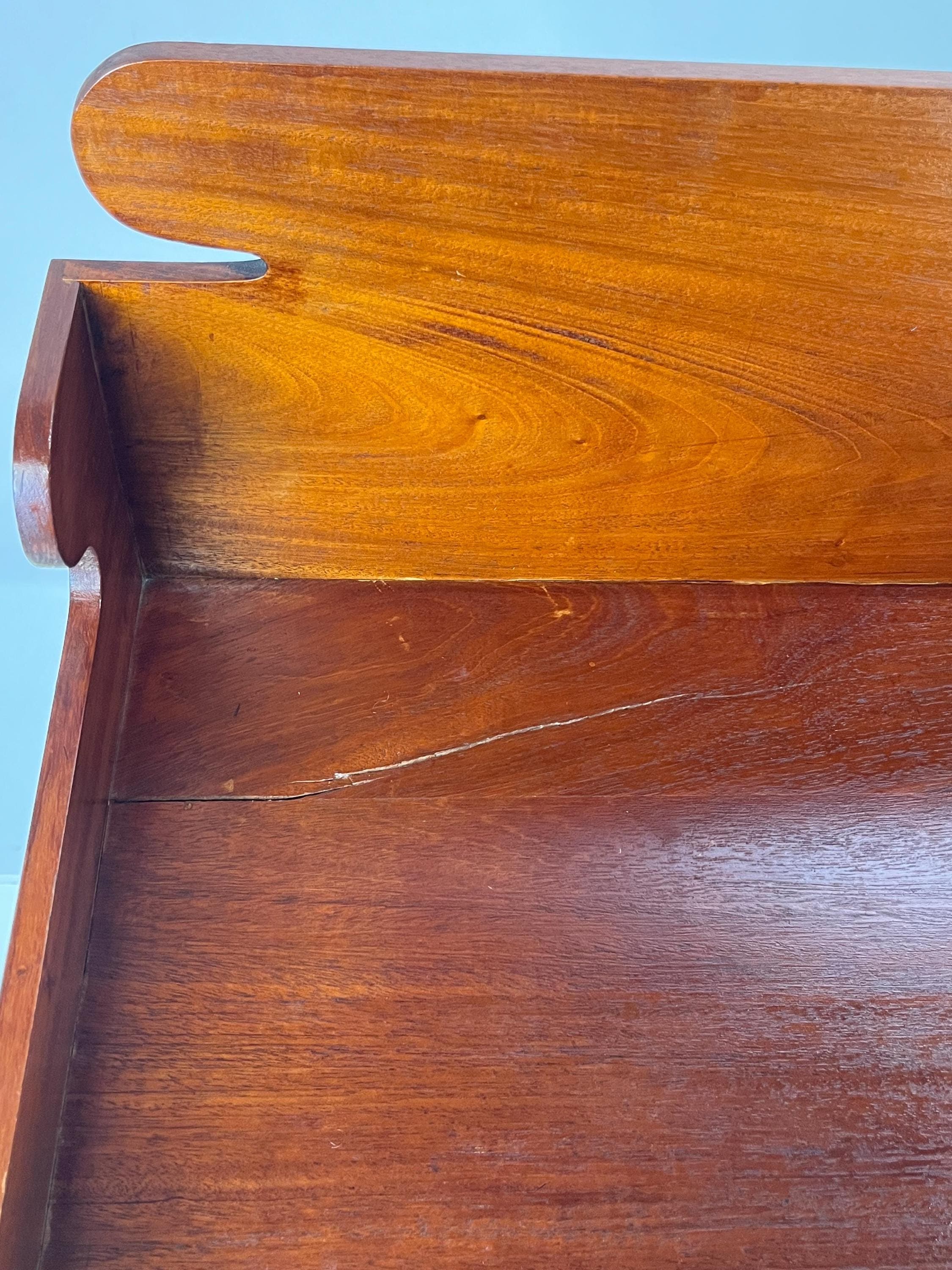 Antique Country Solid Mahogany Washstand / Bedside Table - Thumbnail 12