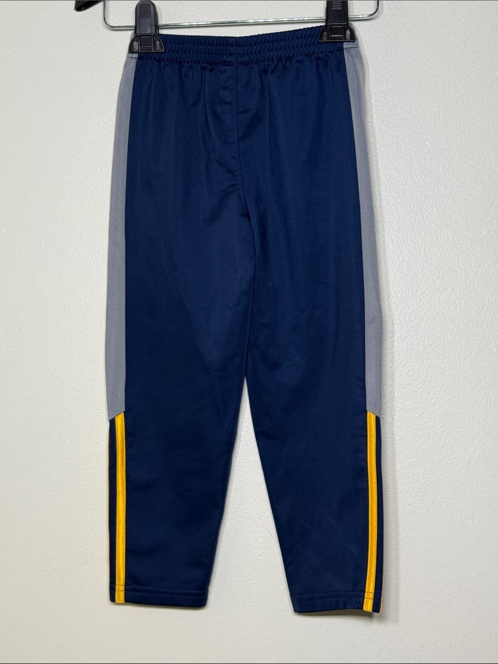 Adidas Navy Track Set with Yellow Accents | Size 5 Tall - Thumbnail 7