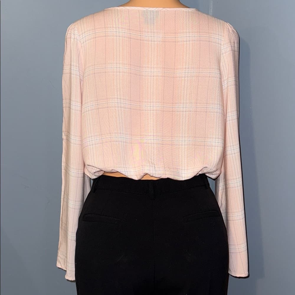 Rue 21 Wrap Blouse with Criss-Cross Detail - Size Small - Thumbnail 4