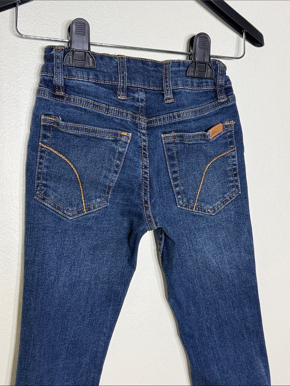 Joe's Jeans Dark Blue Kids Denim Jeans with Gold Stitching | Boys Size 6 - Thumbnail 5