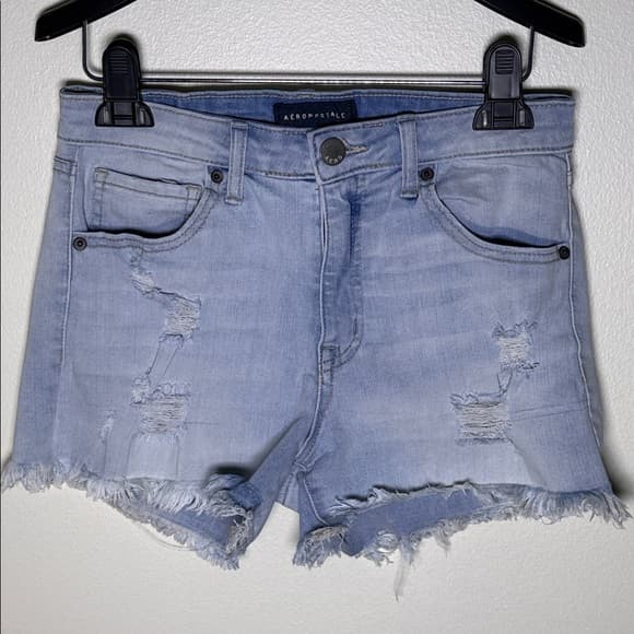 Stretchy jean shorts - Thumbnail 9