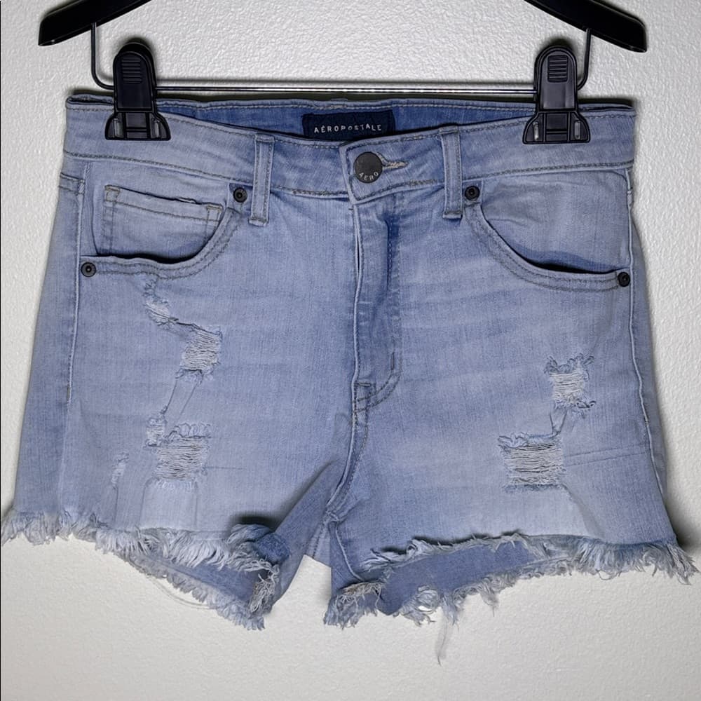 Stretchy jean shorts - Thumbnail 8