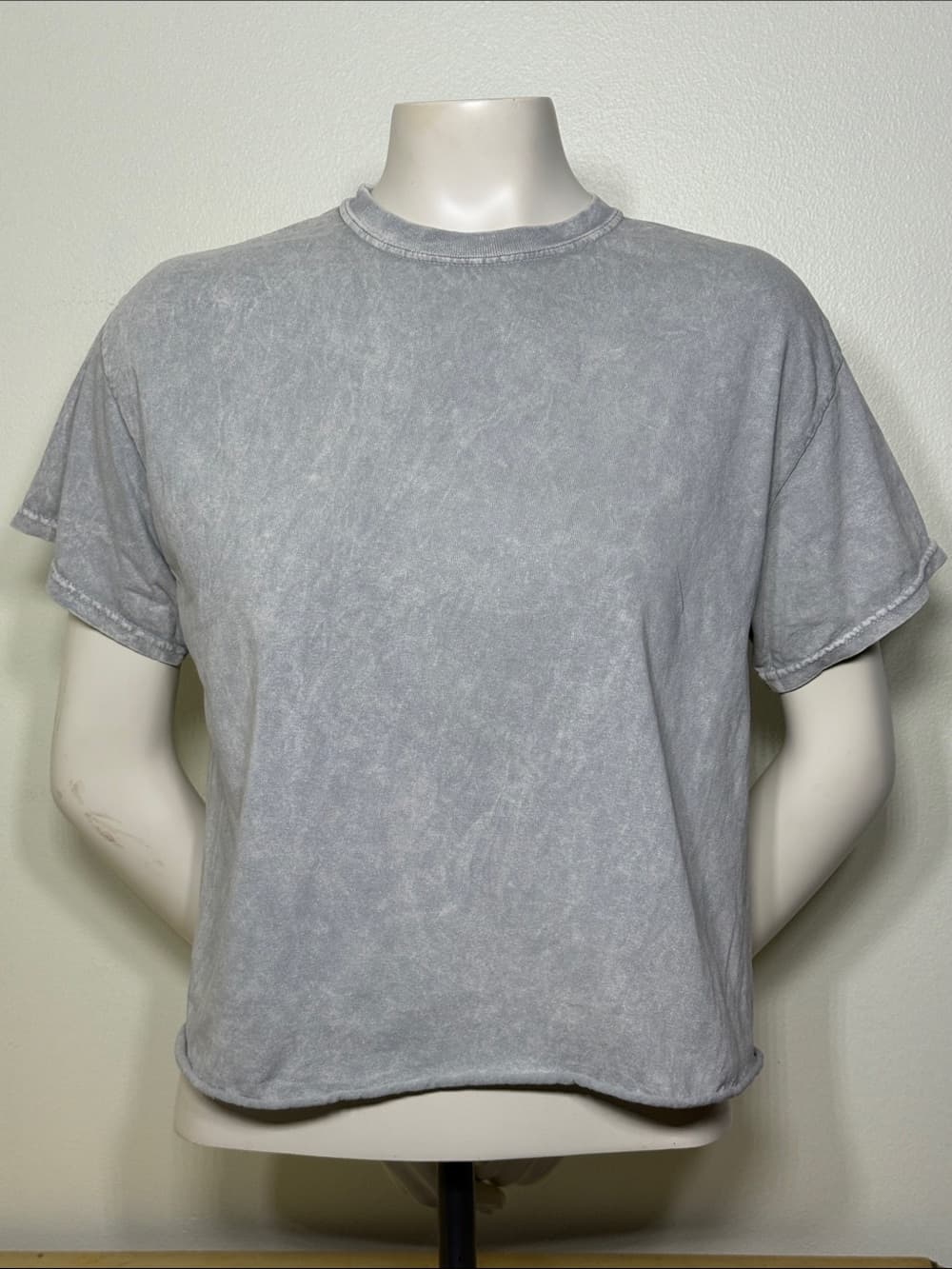 Anistar Acid Wash Crop Tee – Size Medium - Thumbnail 4