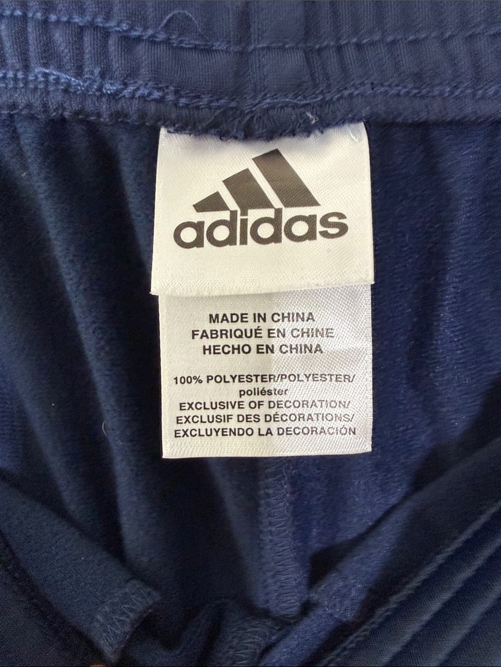 Adidas Navy Track Set with Yellow Accents | Size 5 Tall - Thumbnail 8