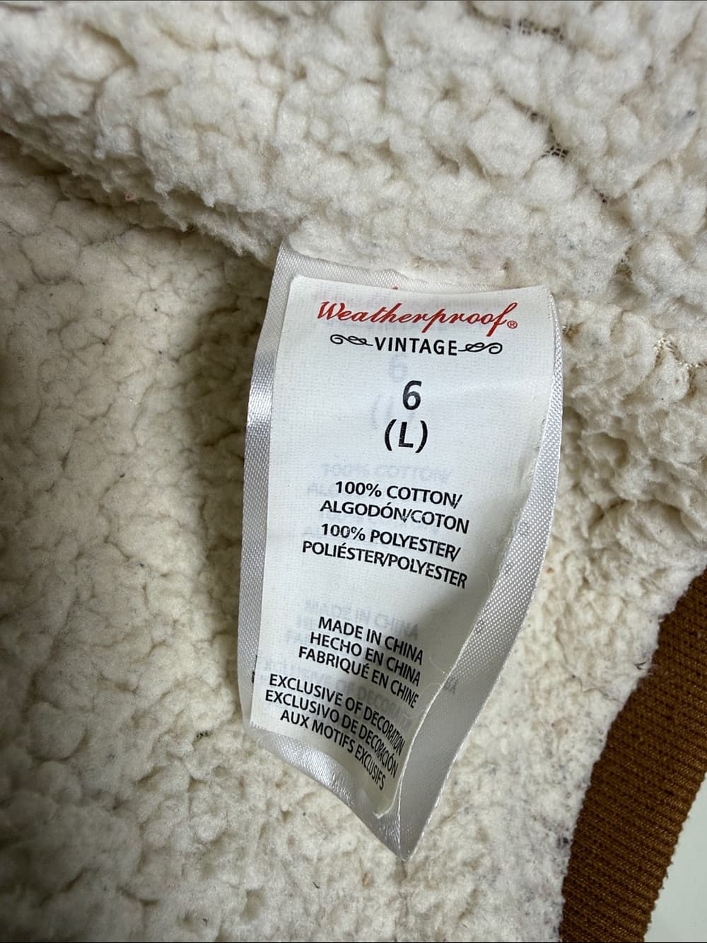 Vintage Kids Hooded Zip Sweatshirt - Brown - Thumbnail 5