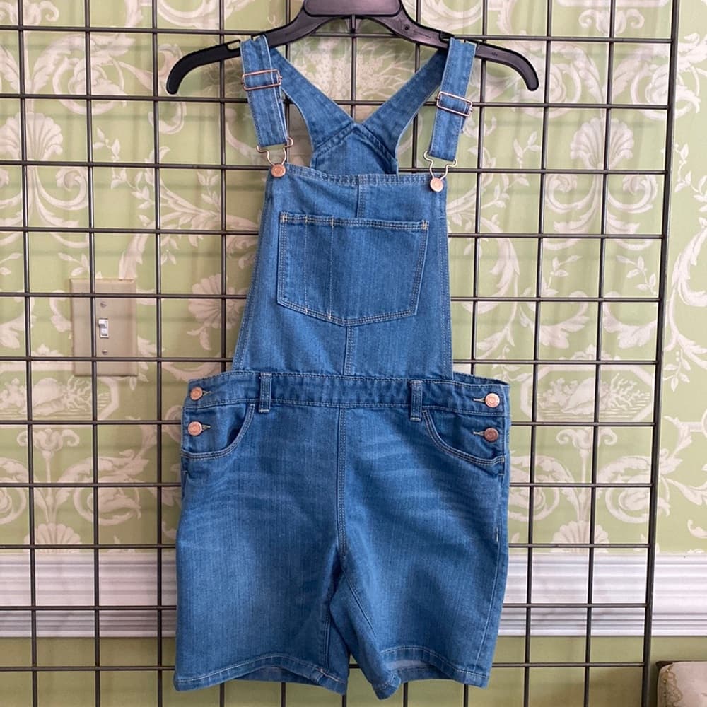Old Navy jean overall shorts - Thumbnail 5