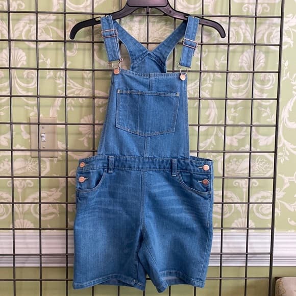 Old Navy jean overall shorts - Thumbnail 6