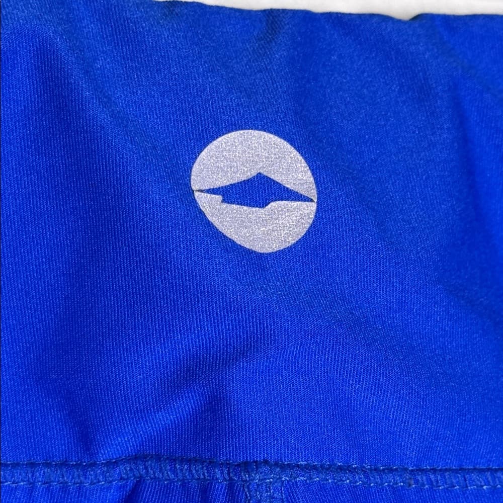 Avia Women's Athletic Shorts in Blue and Gray - Thumbnail 3