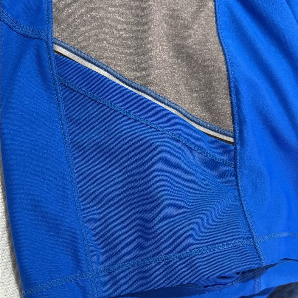 Avia Women's Athletic Shorts in Blue and Gray - Thumbnail 4