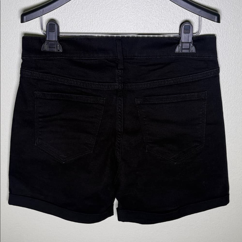 Old Navy Black Denim Shorts - Size 6 - NWT - Thumbnail 2