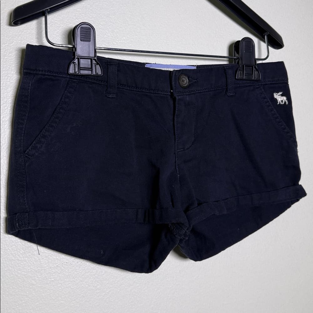 Abercrombie Kids Black Shorts - Size 14 (Girls) - Thumbnail 2