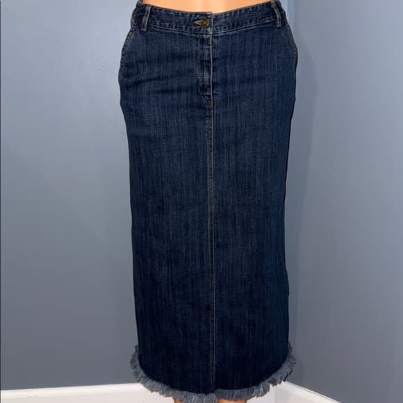 Charter Club Denim Maxi Skirt - Size 4 - Thumbnail 8