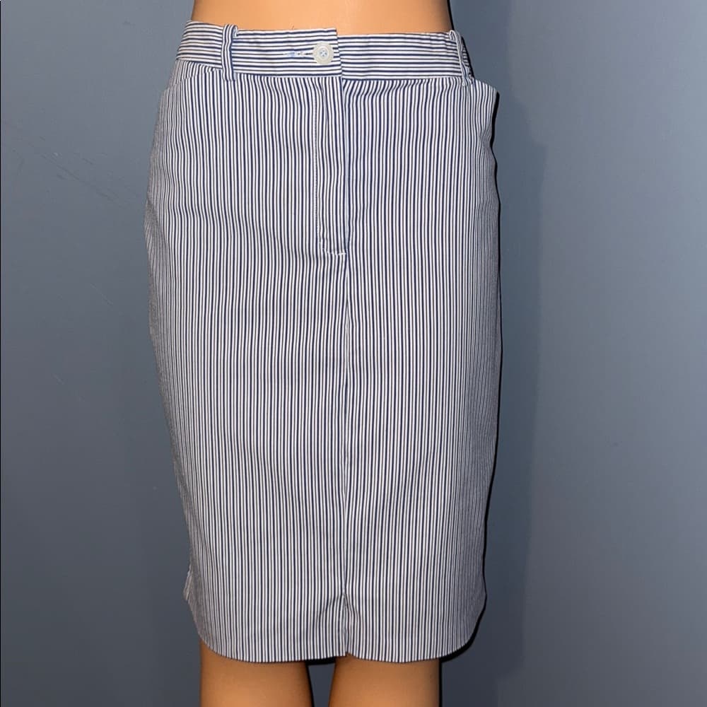 Jones New York Striped Pencil Skirt - Size 16 - Thumbnail 5