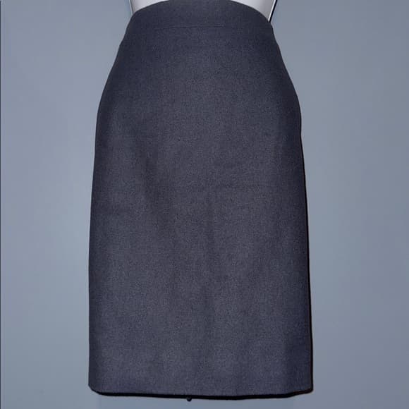 J Crew Dark Grey Pencil Skirt - Size 00 - Thumbnail 7