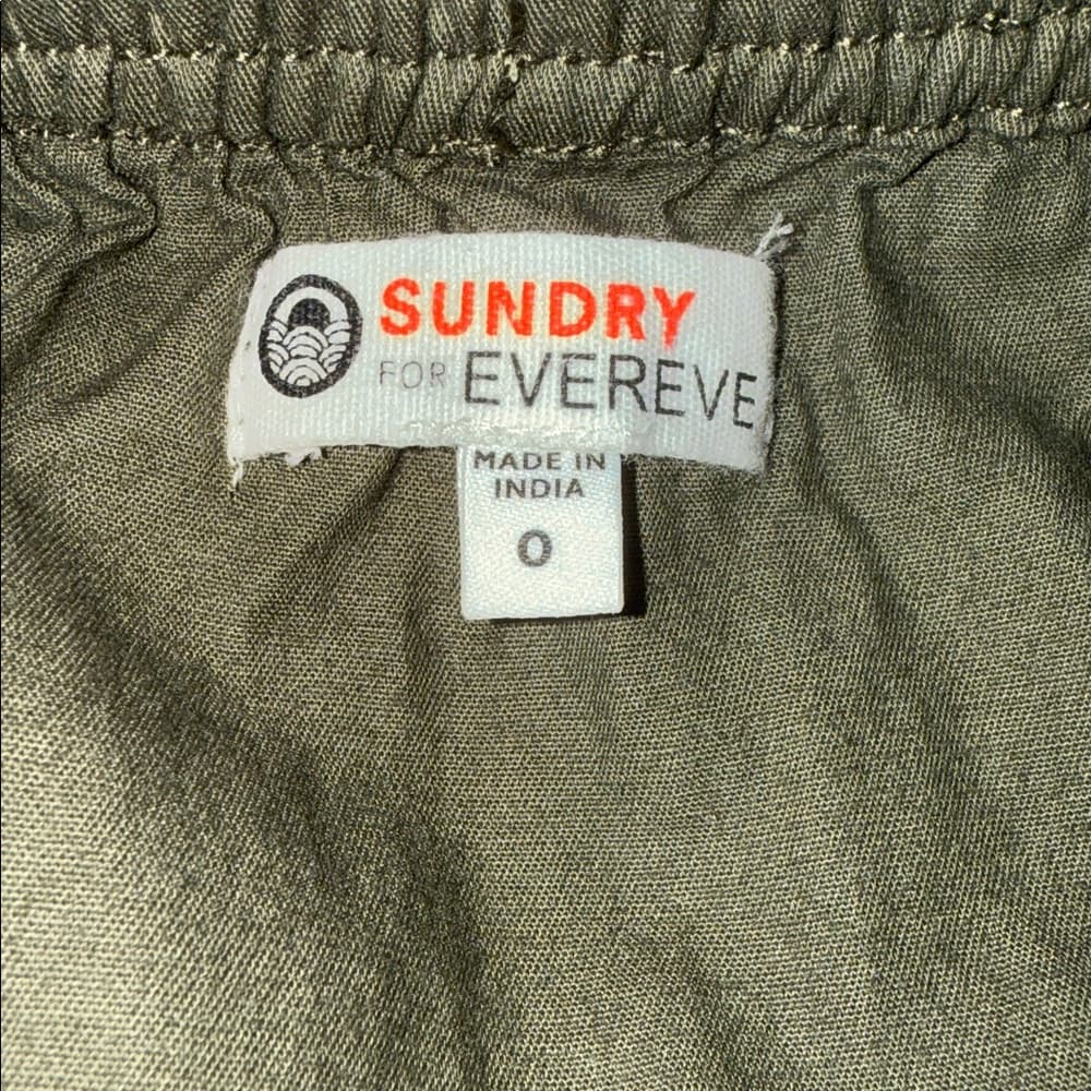 Stylish Evereve Olive Green Skirt - Size 2 - Thumbnail 5