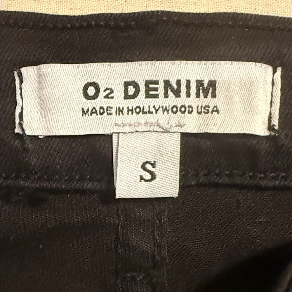 Chic O2Denim Black Mini Skirt - Size Small - Thumbnail 3
