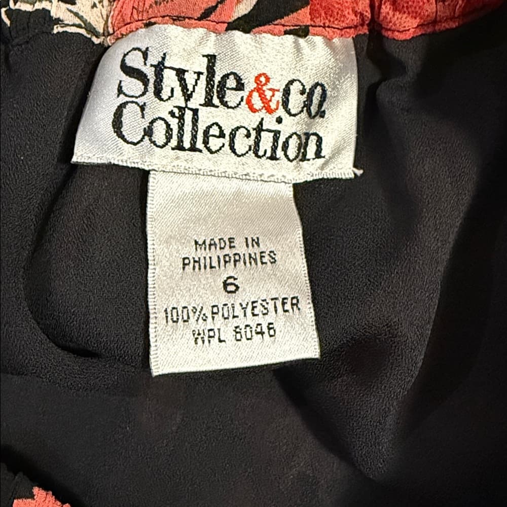 Elegant Style & Co. Floral Skirt - Size 6 - Thumbnail 4