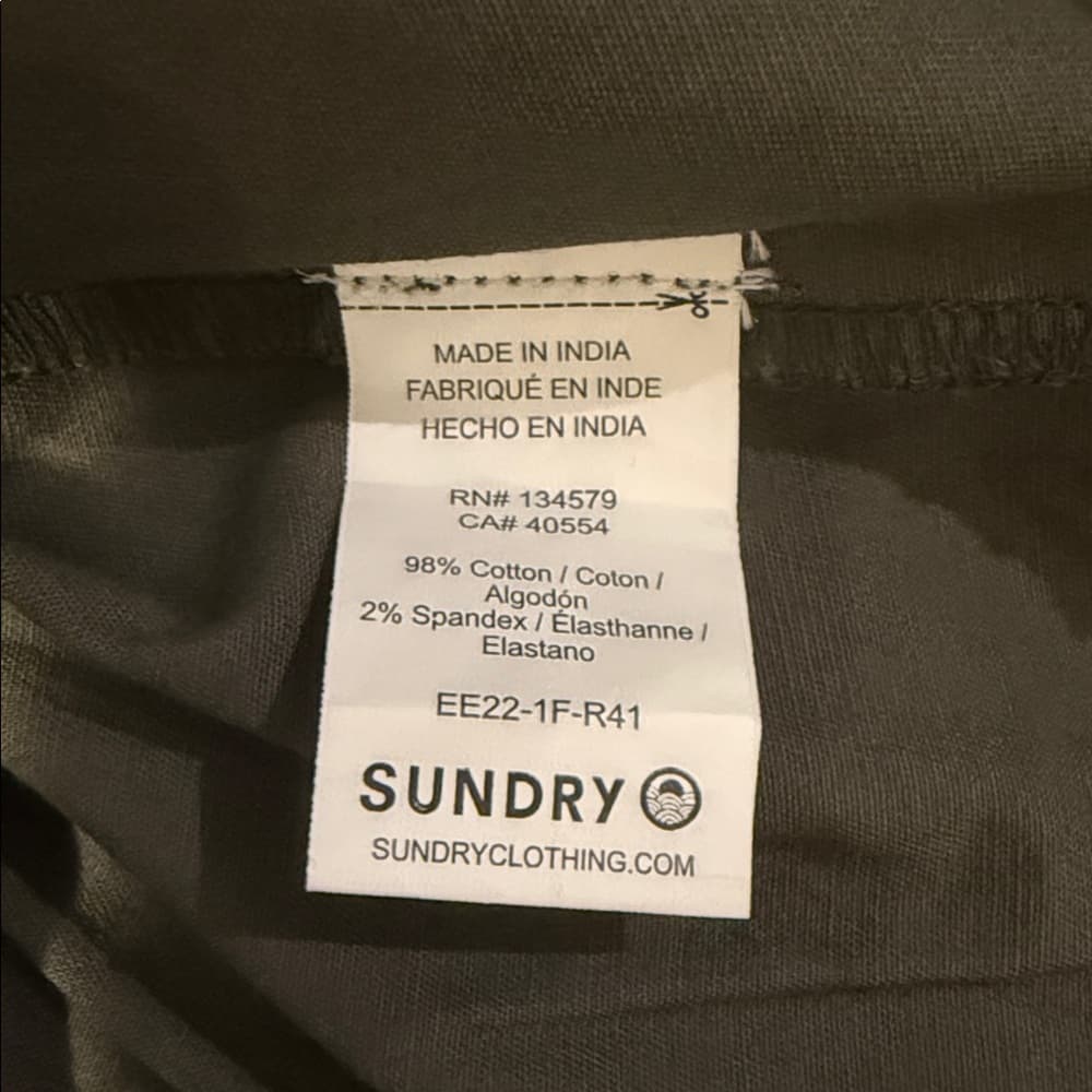 Stylish Evereve Olive Green Skirt - Size 2 - Thumbnail 6