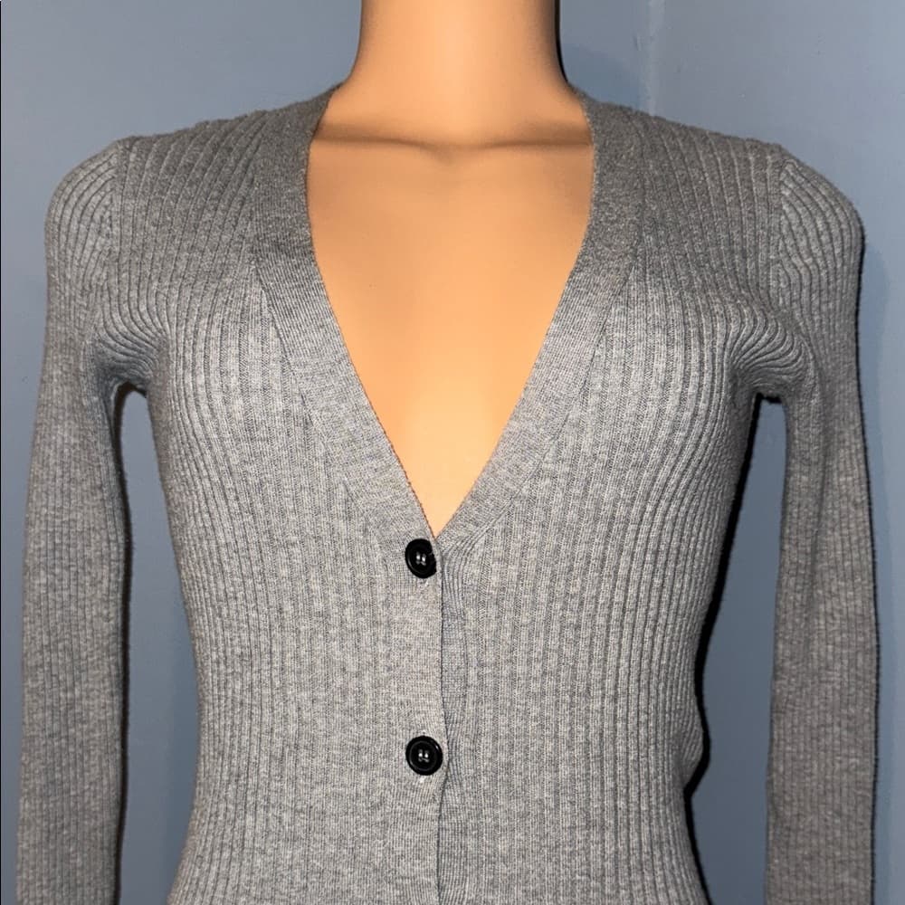 Chic Forever 21 Ribbed Button-Down Dress - Size Small - Thumbnail 2