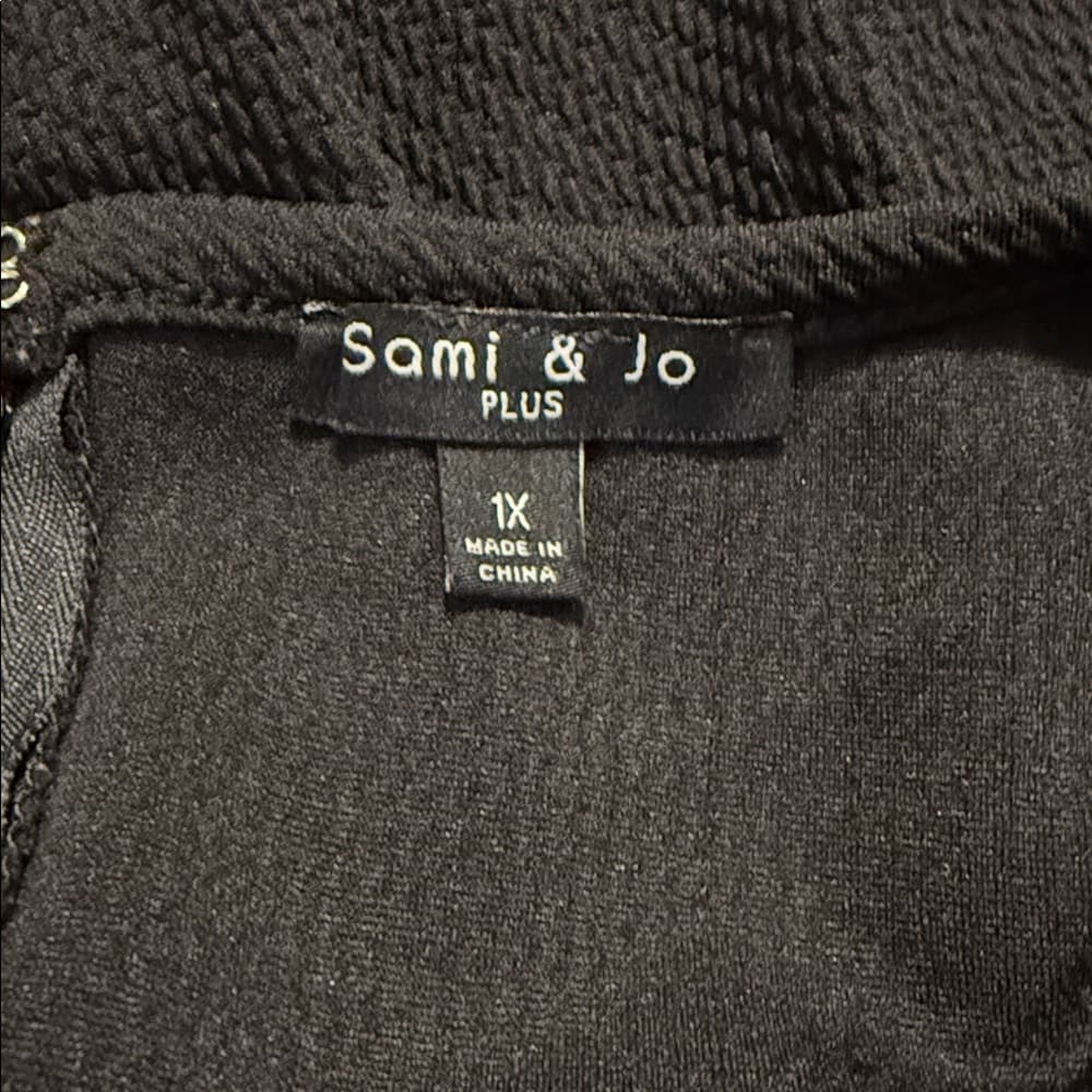 Elegant Black & White Dress by Sami & Jo - Size 1X - Thumbnail 5