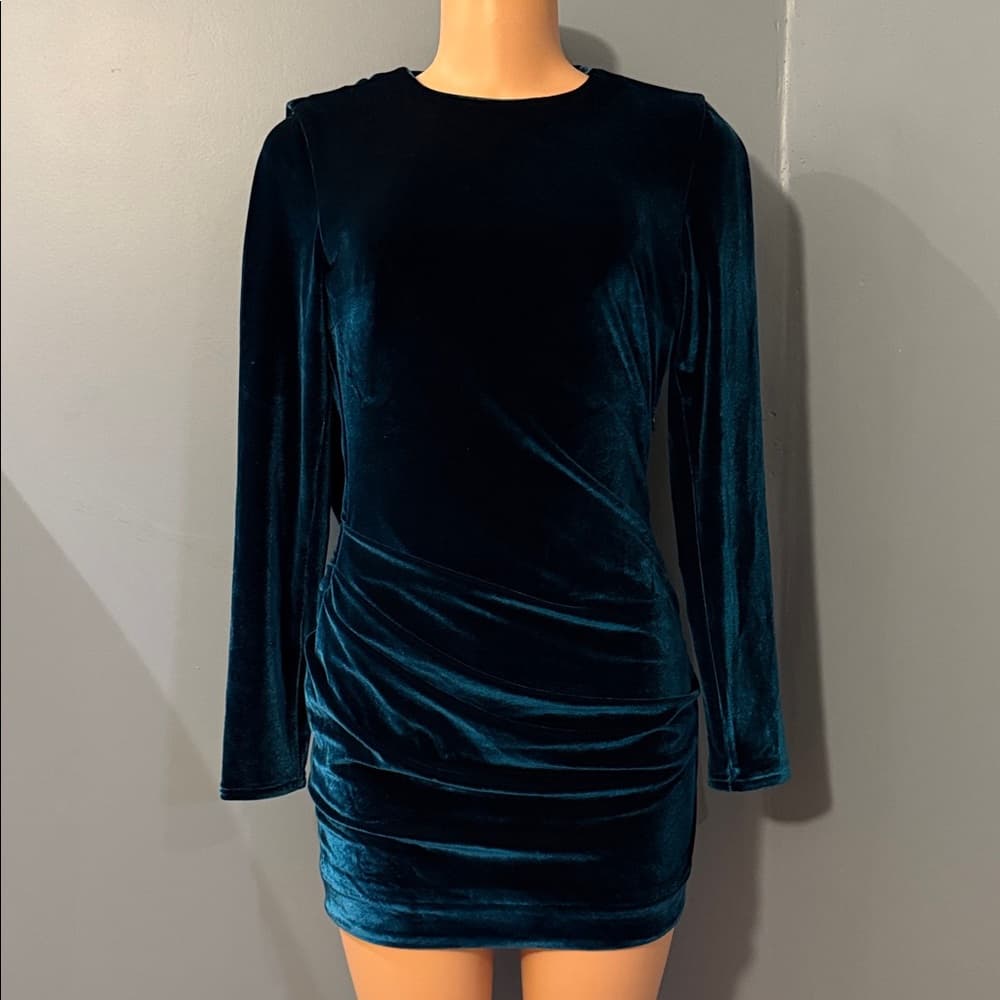 House of London Velvet Dress - Size Small - Thumbnail 12