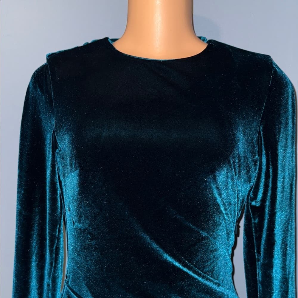 House of London Velvet Dress - Size Small - Thumbnail 2