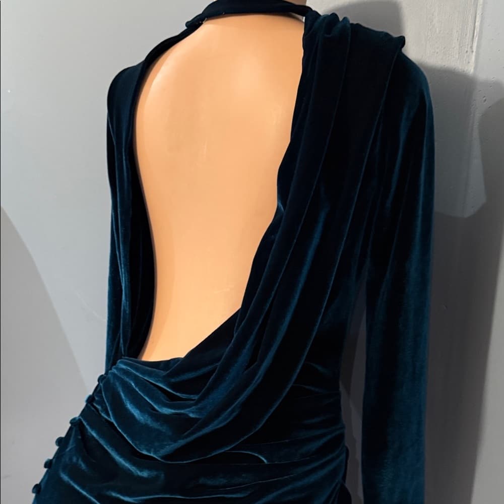 House of London Velvet Dress - Size Small - Thumbnail 7