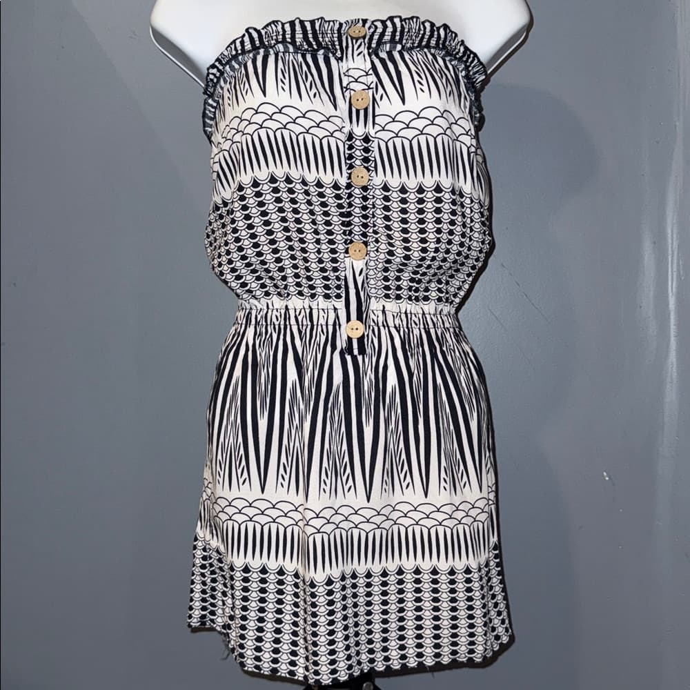 Paper Tee Boho Strapless Dress - Size small - Thumbnail 5