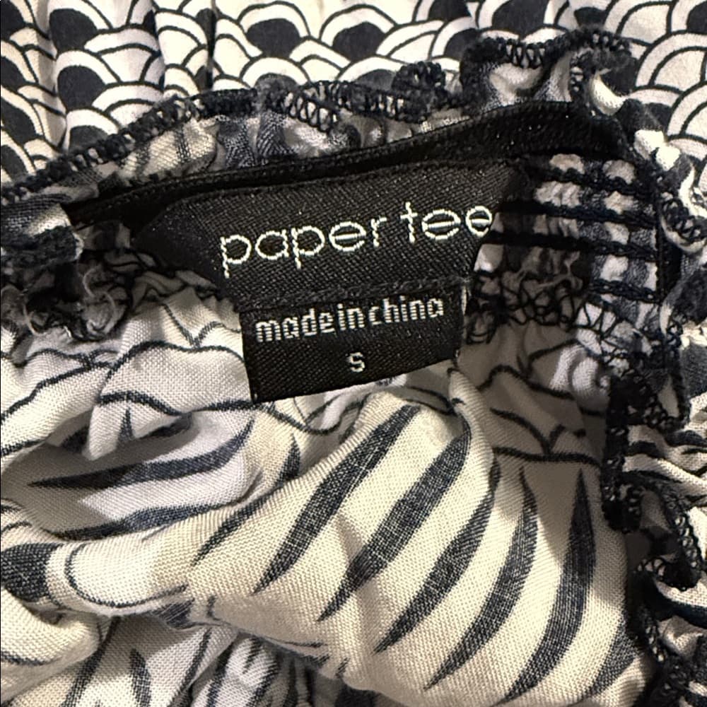Paper Tee Boho Strapless Dress - Size small - Thumbnail 4
