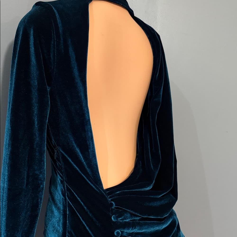 House of London Velvet Dress - Size Small - Thumbnail 8