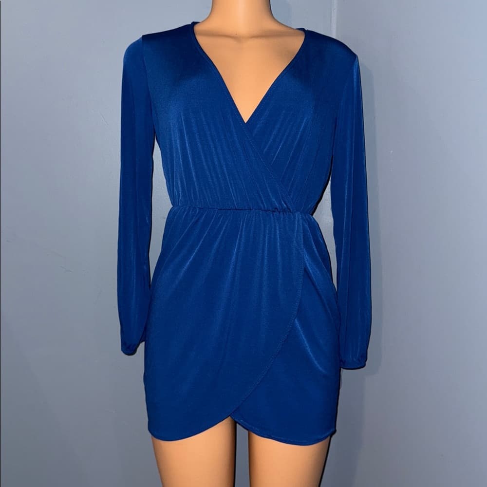 Love Chelsey Wrap Dress - Size Large - Thumbnail 5
