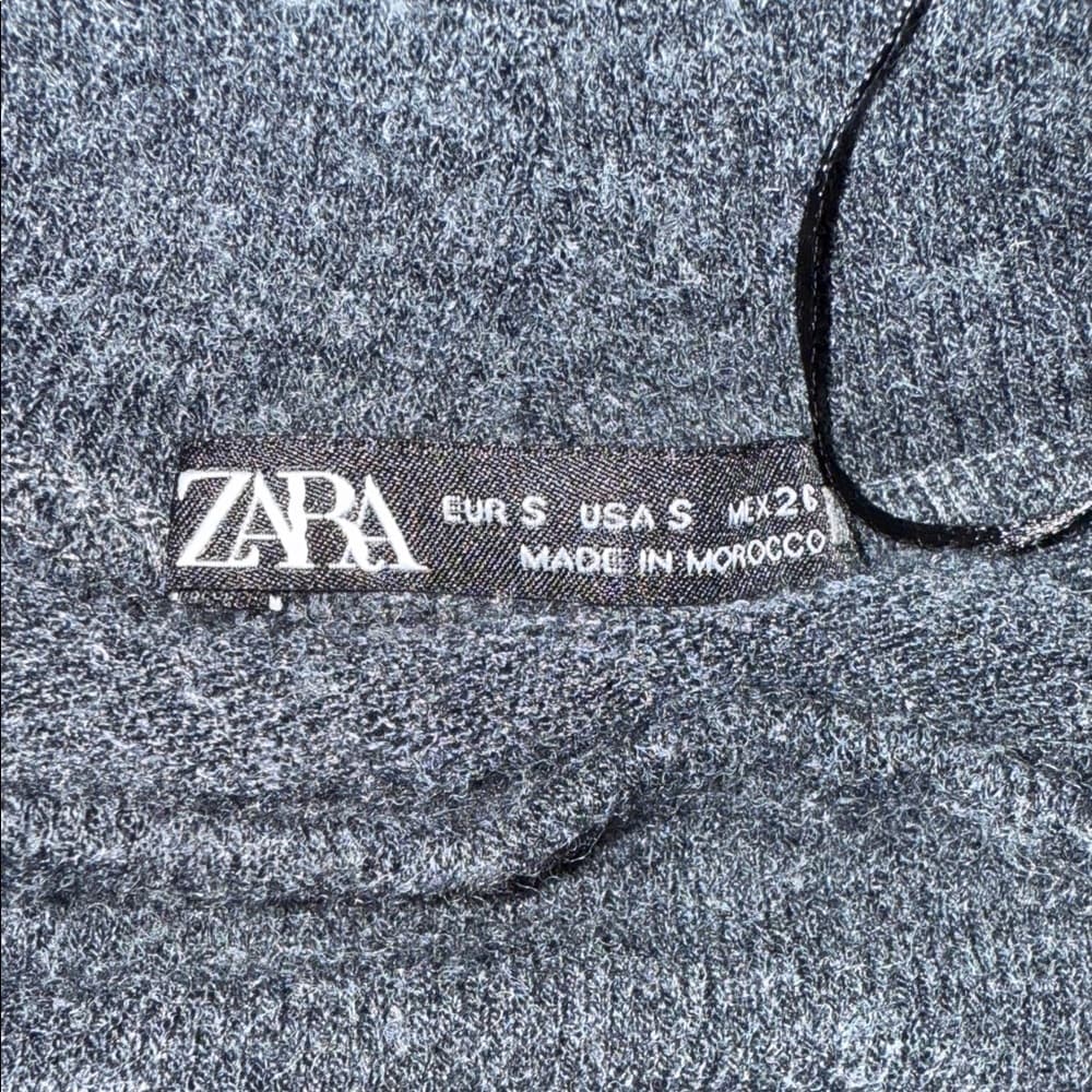 Zara Puff Sleeve Midi Dress - Size Small - Thumbnail 4