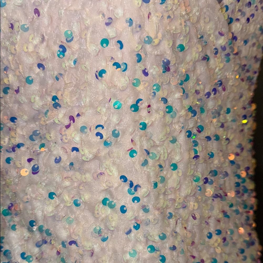 Elegant Sequin Spaghetti Strap Dress - Thumbnail 2