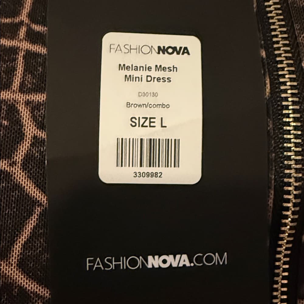 Fashion Nova Croc Print Dress - Size Large - Thumbnail 7