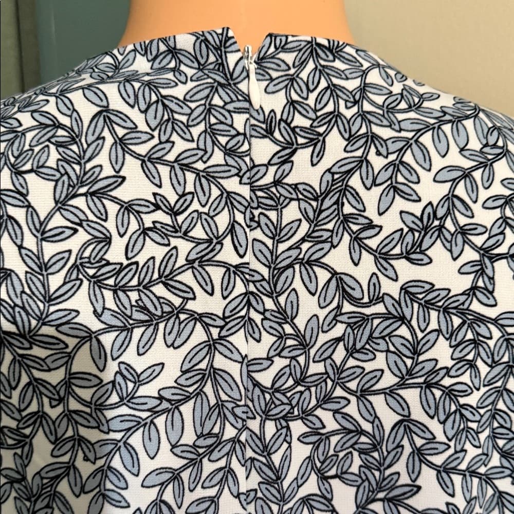 Ann Taylor Navy Floral Dress - Thumbnail 2