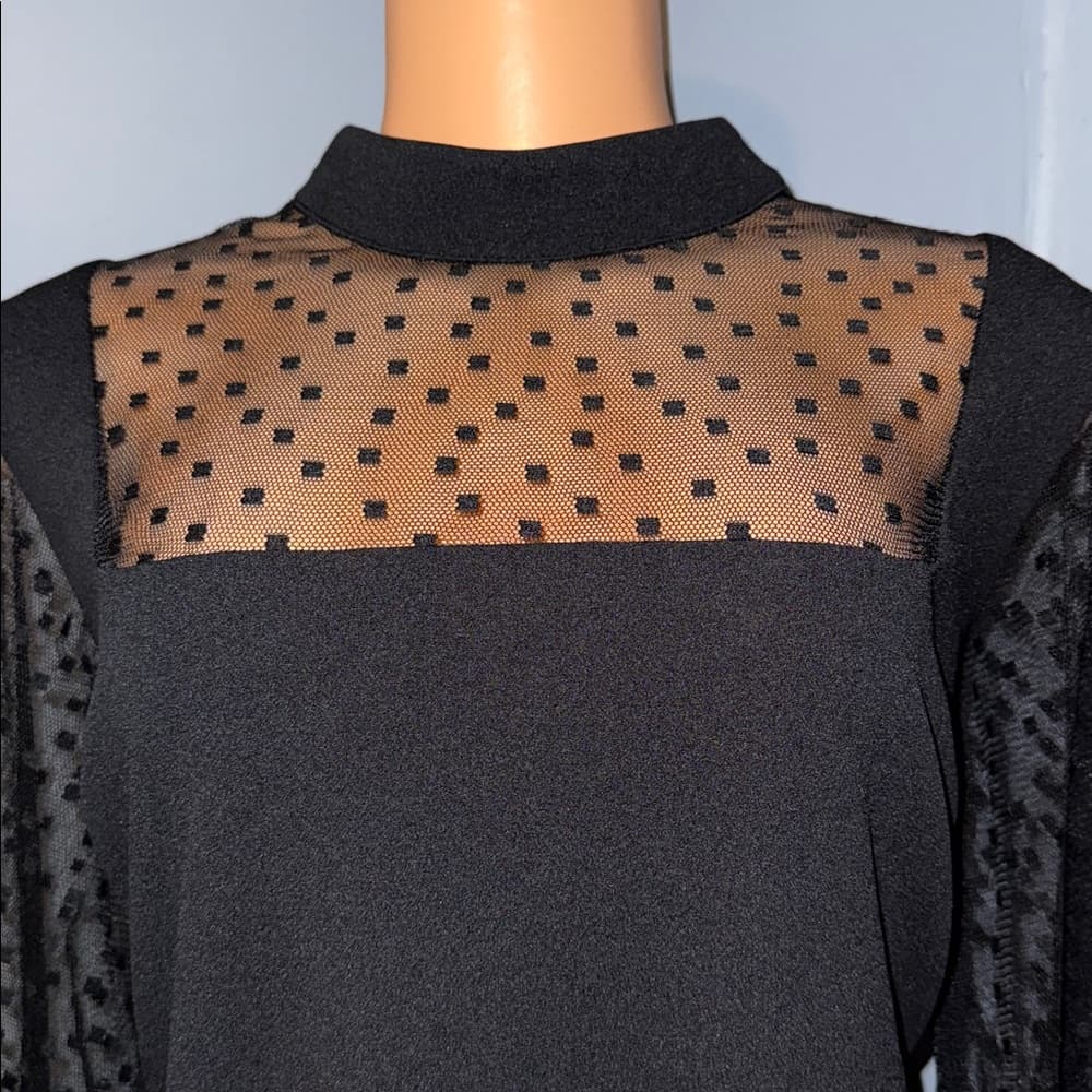 Stylish Ashley Stewart Dress with Lace Details - Size 14/16W - Thumbnail 3