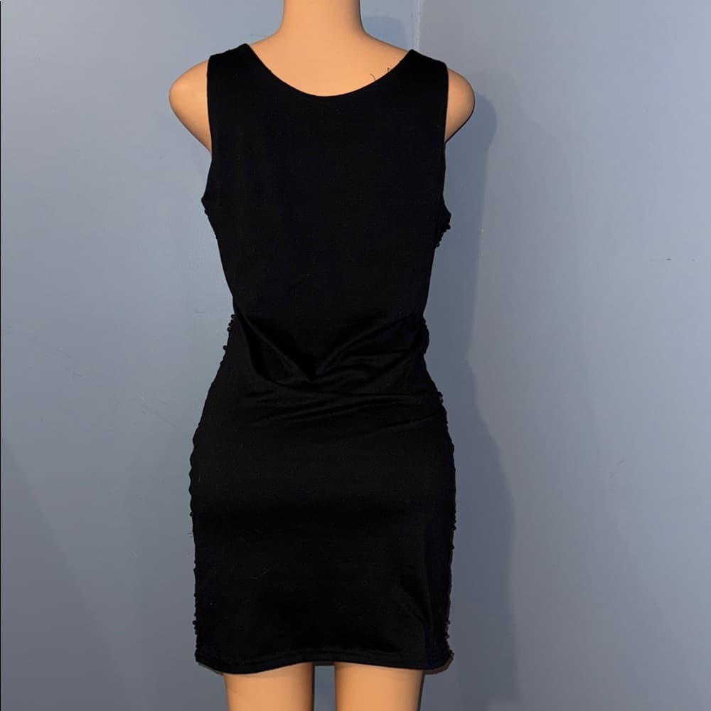 Glamorous Black Sequin Mini Dress - Thumbnail 3
