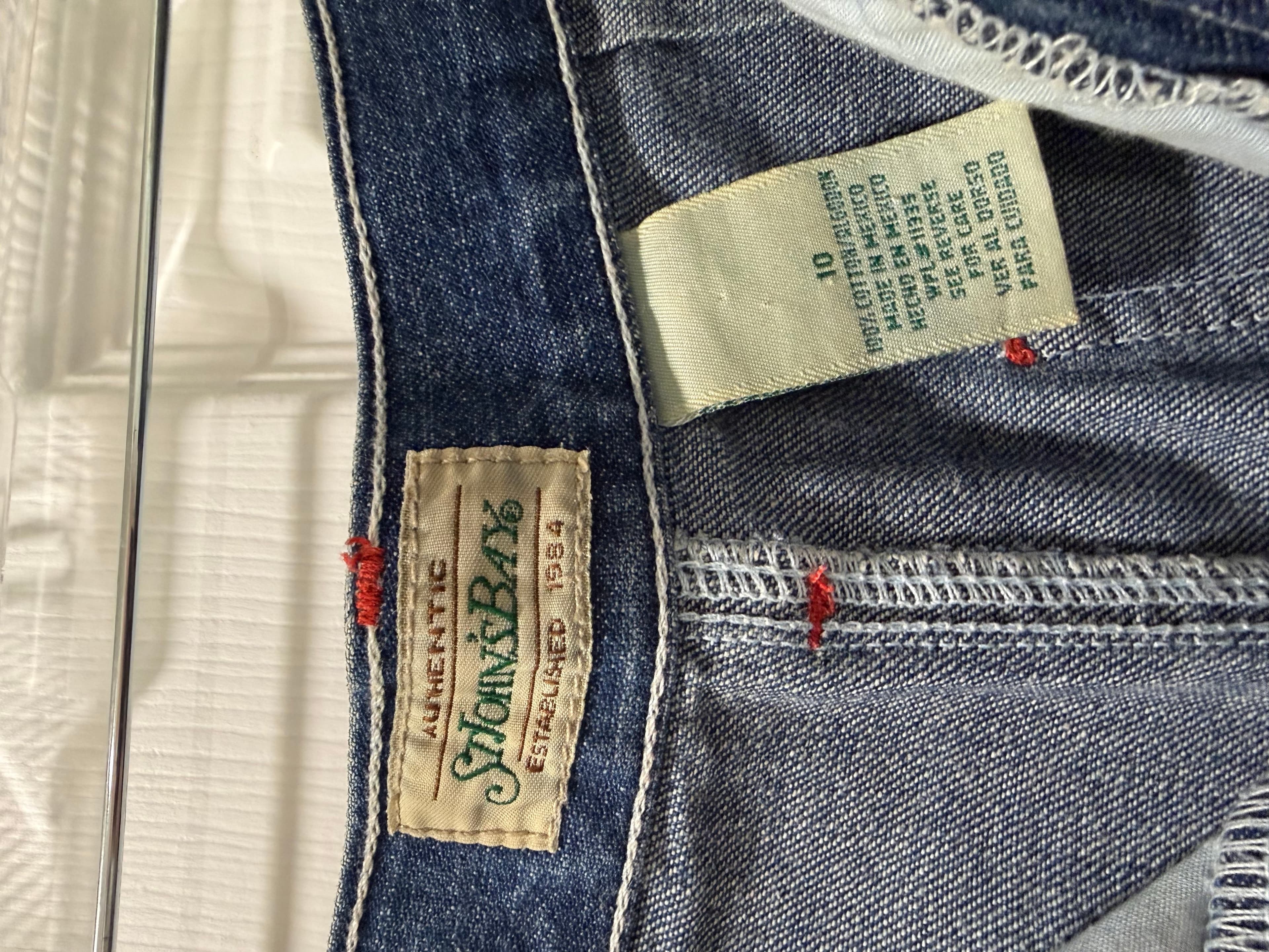 Denim Maxi Skirt with Front Pockets - Thumbnail 3