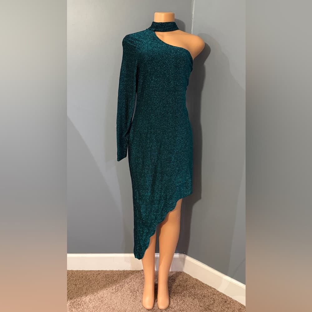 Curvy Sense Asymmetrical Dress - Size 1X - Thumbnail 3