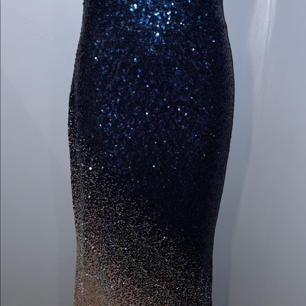 Stunning One-Shoulder Gown by Angel Fashion - Size XXL - Thumbnail 2