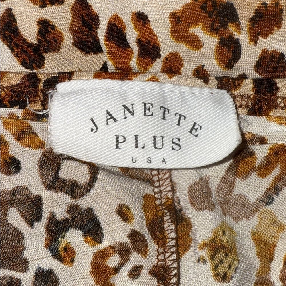 Janette Plus Animal Print Maxi Dress - Thumbnail 4