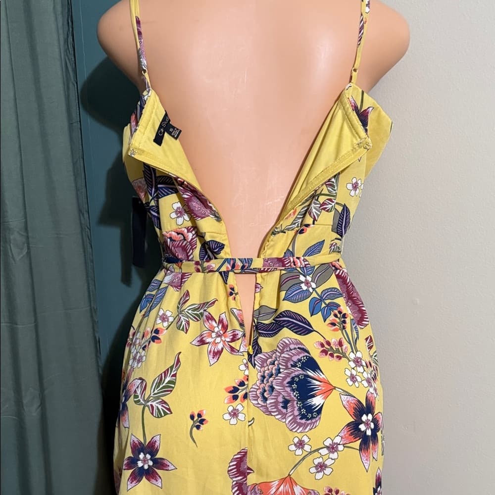 NWT - Beautiful City Studio Yellow Lace Dress - Size 15 (Juniors) - Thumbnail 3